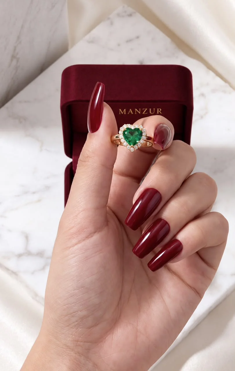 Anillo Corazón de Esmeralda
